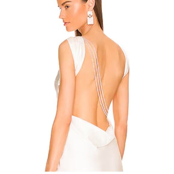 The Bar Pierre Gown in Blanc NWOT Size 6 - Picture 4 of 5